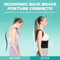 thumbnail image 3 of AOFIT Posture Corrector Back Brace for Women and Men Adjustable Full Back Support Shoulder Straightener Braces, 3 of 7