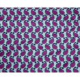 thumbnail image 4 of oneOone Polyester Lycra Fabric Floral & Paisley Block Printed Fabric 1 Yard 56 Inch Wide, 4 of 4