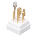 thumbnail image 1 of Manicure Drill Bits, Long Lasting Rotatable Cuticle Remover Bits 7pcs  For Female For Salon, 1 of 8