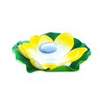 thumbnail image 2 of Flower Landscape Lamp Simulated Flower Shape Plastic Decoration Lamp LED Solar Charging Float Lamp Waterproof Decoration Lamp for Garden Pond Pool, 2 of 8