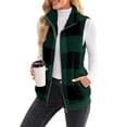 thumbnail image 4 of Innerwin Waistcoat Zip Up Ladies Fleece Vest Work Sleeveless Lightweight Sherpa Jacket Navy Blue 2XL, 4 of 6