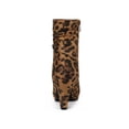 thumbnail image 2 of Unique Bargains Bottes à Talons Hauts Plateforme à Fermeture Éclair à la Cheville pour Femmes, 2 of 8