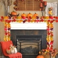 thumbnail image 1 of Fridja Home Decor Simulation Maple Leaf Rattan Wholesale Europe and The United States Home Decoration Simulation Maple Leaf Scenic Arrangement Simulation Maple Leaf, 1 of 6