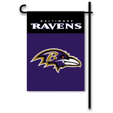 Baltimore Ravens Home / Yard Flag 13" x 18" 2-Sided