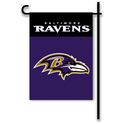 Drapeau de Maison / de Cour Baltimore Ravens 13 Pouces x 18 Pouces à 2 Côtés