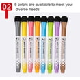 thumbnail image 4 of JUNWELL Magnetic Dry Erase Markers Set - 8 Colors Fine Point Tip White Board Marker With Eraser, 4 of 16