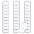 thumbnail image 3 of Coofit 30 Pcs Mini Boîte de Rangement Rectangulaire en Plastique Boîte Transparente Contenant de Rangement avec Couvercle, 3 of 10
