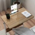 thumbnail image 3 of SOGES Bureau d'Ordinateur Portable Réglable et Mobile pour Lit, Sofa, Petit Espace, Chêne, 3 of 5