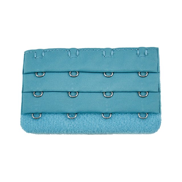 Maoww Extension Strap Bra Extenders Buckle 4 Hook Breathable Practical Accessories Adjustable Replacement 3 Rows Underwear green