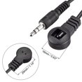 thumbnail image 3 of Unique Bargains IR Infrared Receiver Extender Cable 3.5mm Jack 9.8FT Long 26ft Receiving Distance Black Flat Head, 3 of 4