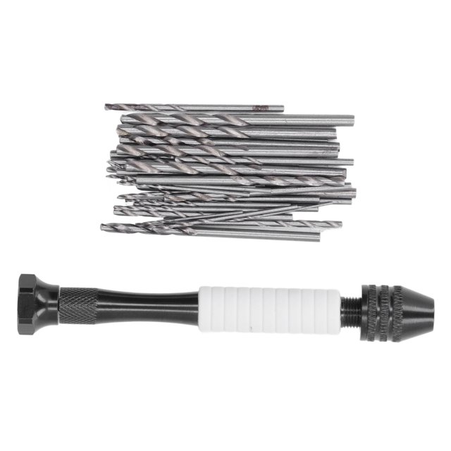 Hand Drill Modeling Bits, Speed Steel +ABS Jewelry Craft Hand Drills Light Weight for Rubber