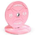 thumbnail image 1 of Synergee Bumper Plates – Durable Olympic Weight Plates, Low-Bounce Rubber for Strength Training, Powerlifting, and Functional Workouts., 1 of 6