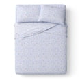 thumbnail image 1 of Mainstays Kids 220TC Cotton Star Queen, 4 Piece Sheet Set, 1 of 8