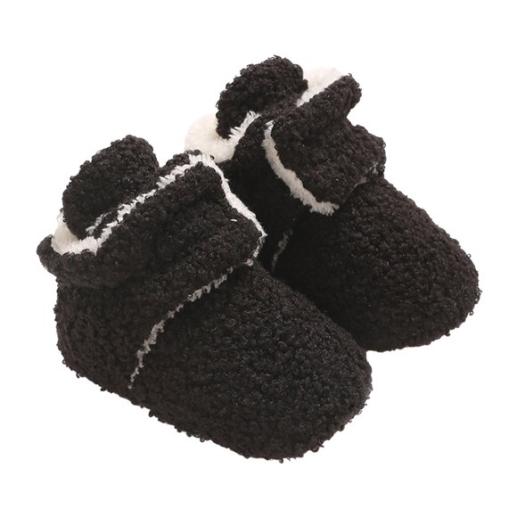 FhsagQ Bottes Enfants Bottes de Pluie Garçons Grand Bébé Garçon Fille Bottes Chaussures Hiver Neige Nœud Souple Semelle Chaude Tout-Petit Pré-Marche Chaussons Filles Bottes Cowboy Taille 3 Blanc Bottes de Pluie Enfants Taille 3 Noir 12