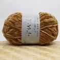 thumbnail image 1 of Kcavykas Gold Velvet Chenille Medium Thick Wool Yarn, 180m, 1 of 2
