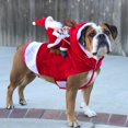 thumbnail image 1 of Santa Claus Dog Costume Christmas Pet Clothes  Party Pet Cosplay Costumes for Small Medium Large Dogs Cats, 1 of 4