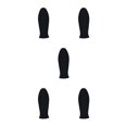 thumbnail image 3 of Thinsony Pot Handle Cover Silicone Shell Cast Grip Pot Protective Handles Pad Covers Iron Heat Sleeves Resistant for Home Restaurant Black 5Set, 3 of 6