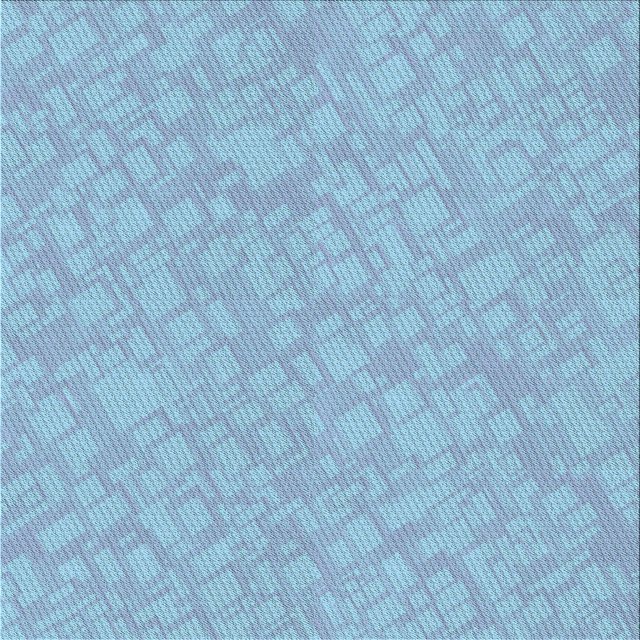 Ahgly Company Machine Washable Indoor Square Transitional Day Sky Blue Area Rugs, 8' Square
