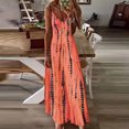 thumbnail image 2 of Birdeem Womens Spring and Summer Solid Slim Fit V-Neck Racerback Tank Top Wrapped Hip Casual Dress, 2 of 5