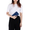 thumbnail image 5 of Womens Double Zipper Wallet Clutch Purse with Phone Holder, 5 of 5