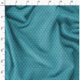 thumbnail image 3 of Soimoi Blue polyester Crepe Fabric Palmette Damask Print Sewing Fabric Yard 52 Inch Wide, 3 of 6