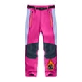 thumbnail image 2 of LIJCC Garçons Filles Pantalons de Neige Épais d'Hiver Isolés Coquille Souple Randonnée Planche à Neige Pantalons Doublés en Molleton Fermeture Éclair Bas Jambe Ski Pantalons de Neige Ados Enfants Pantalons d'Extérieur, 2 of 7