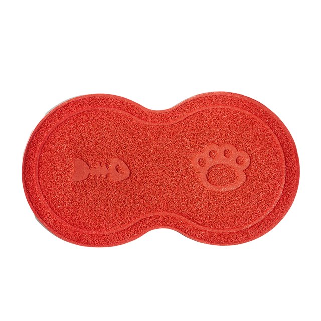 Transemion Durable And Long-lasting Pet Mat Convenient And Portable For Pet Accessory Cute And Practical Red 1Set