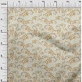 thumbnail image 3 of oneOone Polyester Spandex Light Beige Fabric Asian Paisley Craft Projects Decor Fabric Printed By The Yard 56 Inch Wide, 3 of 4