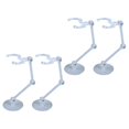thumbnail image 1 of Milaget 4pcs Action Figure Stand, Transparent de Montage Action Figure Présentoir Support Base Blanc, 1 of 4