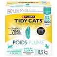 thumbnail image 2 of Purina Tidy Cats Light Weight Free & Clean Unscented Multi-Cat, Litter, 8.5 kg, 2 of 9