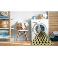 thumbnail image 2 of Ahgly Company Tapis Rond Lavable en Machine Intérieur Transitionnel Marron, 3 Pieds Rond, 2 of 7