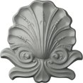 thumbnail image 2 of Ekena Millwork ONL04X04SH 4,88 in. W x 4,88 in. H Shell Center Onlay, 2 of 4