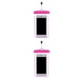 thumbnail image 4 of Transemion Waterproof Underwater Case Cover Bag Dry Pouch for Mobile Phone rose red 2Set, 4 of 6