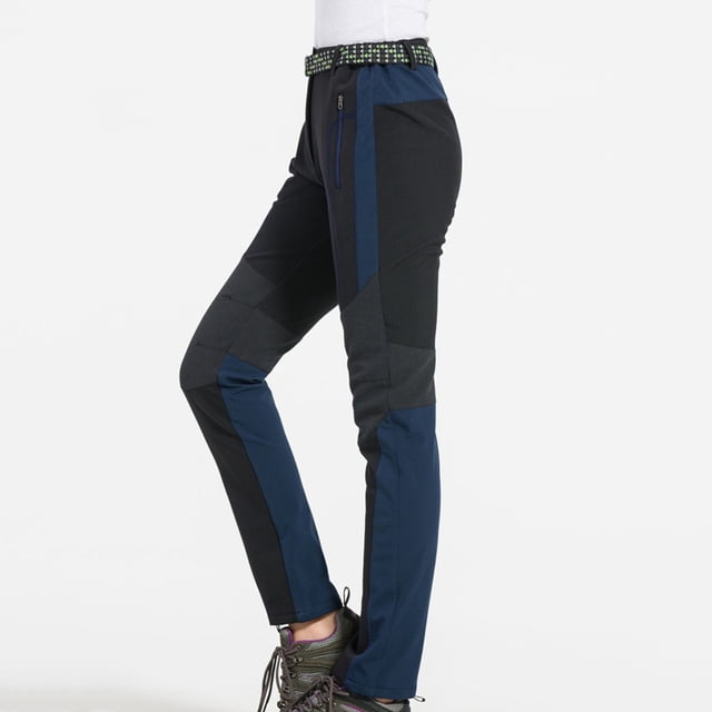 Salopette de Neige Isolée pour Femmes, Couleur Unie, Pantalon à Poches