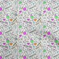 thumbnail image 1 of oneOone Polyester Spandex Fuschia Pink Fabric Tool Sewing Craft Projects Fabric Prints By Yard 56 Inch Wide, 1 of 4