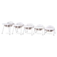 thumbnail image 4 of Foundations Secure Sitter 9" Feeding Chairs with Removable Tray, Easy to Clean, Stackable Feeding Chairs, 3 Pack, 4 of 5