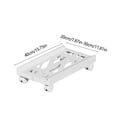 thumbnail image 3 of Adjustable Computer Tower Stand with 4 Locking Wheels, Mobile Ventilated PC Cart Rack for Desktop Host, Rolling Caster Under Desk Organizer for Office Home, 3 of 6