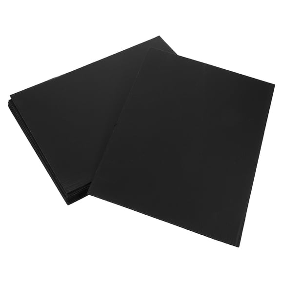 10Pcs Black Plastic Poster Board for Advertising Model Making DIY Crafts 40x30x0.4cm