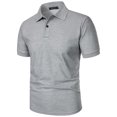 thumbnail image 4 of asjyhkr Golf Shirts for Men Quick drying Performance Short Sleeve Moisture-Wicking Workout Collared Shirts, 4 of 5