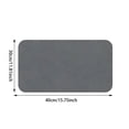 thumbnail image 2 of Modern Dish Drying Mat for Kitchen Countertop Absorbent Easy Clean Rack Pad Protector Durable Decorative Utility Gadget Accessory, 2 of 4
