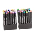 thumbnail image 2 of Marqueur de Design, 48 Pcs Marqueurs Graffiti Double Tête pour Coloriage, 2 of 8