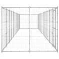 thumbnail image 2 of vidaXL Outdoor Dog Kennel Galvanised Steel 26.62 m², 2 of 4