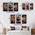 thumbnail image 4 of Designart "A Celebration of Carousel s Timeless Charm" Cityscapes Framed Wall Art Set Of 3 - Multi-Color Carousel Frame Canvas Set For Living Room Decor, 4 of 6