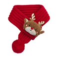 thumbnail image 1 of Knit Christmas Pet Scarf Cat Dog Holiday Accessory Apparel, 1 of 6