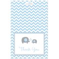 thumbnail image 4 of MyExpression.com 50 Cnt Grey Blue Chevron Elephant Baby Shower Thank You Cards, 4 of 4