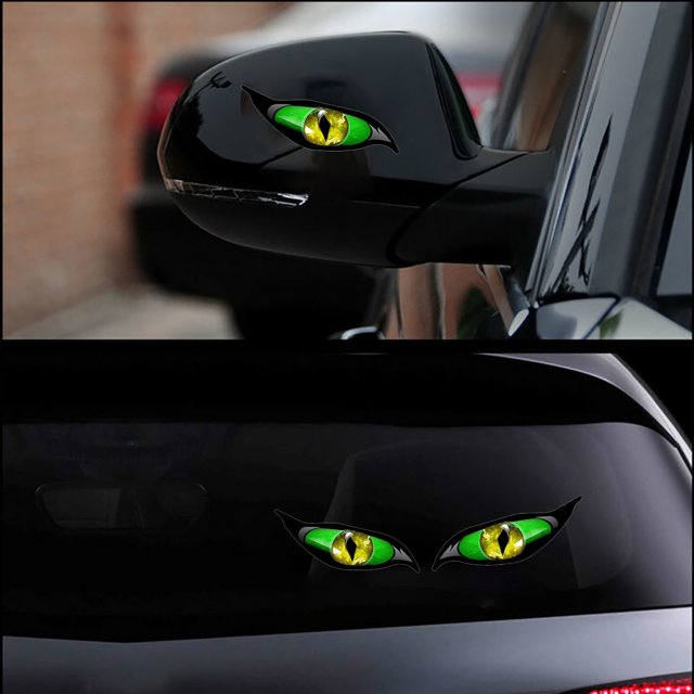 EGNMCR Car Accessories Devil's Eye Car Motorcycle Computer Wall Decoration Personalized Stickers a stickers