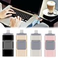 thumbnail image 2 of Clé USB 4 en 1 Clé USB 3.0 pour iPhone/Android Type OTG 32-128 Go C6S6, 2 of 9