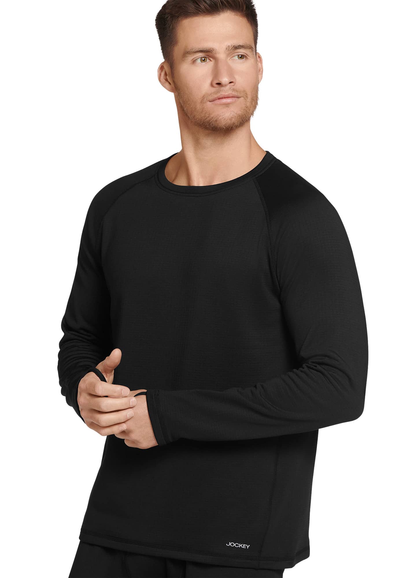 Jockey  Grid Fleece Thermal Long Sleeve Crew