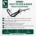 thumbnail image 2 of Sporn Dog Head Halter for Dogs, No Pulling Harness with Thick Dog Muzzle, Black, Large, 2 of 7