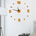 thumbnail image 3 of Simple  Silent Wall Clock Large Modern Frameless DIY Wall Clock for Living Room Bedroom Decor, 3 of 3